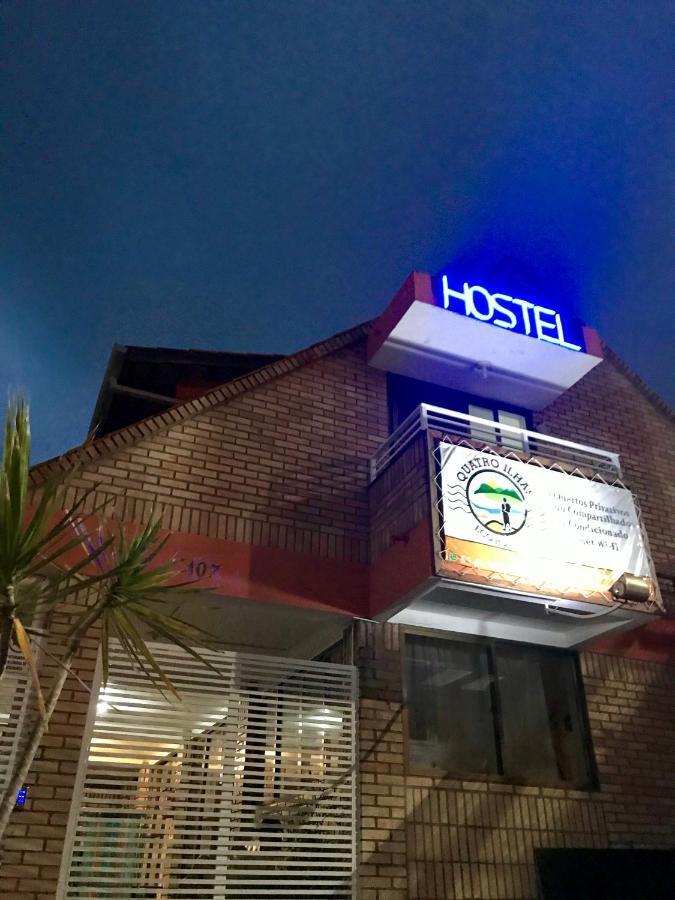 Quatro Ilhas Beach Hostel Бомбиньяс Экстерьер фото